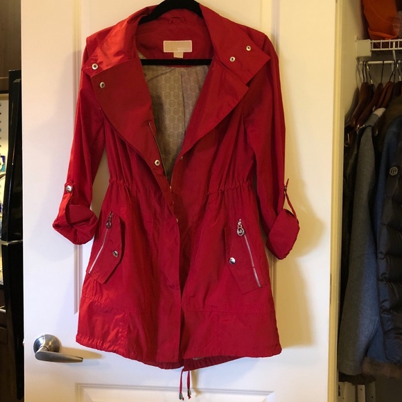 michael kors rain jacket